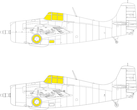 Eduard EX878 1:48 Grumman F4F-3 Wildcat TFace