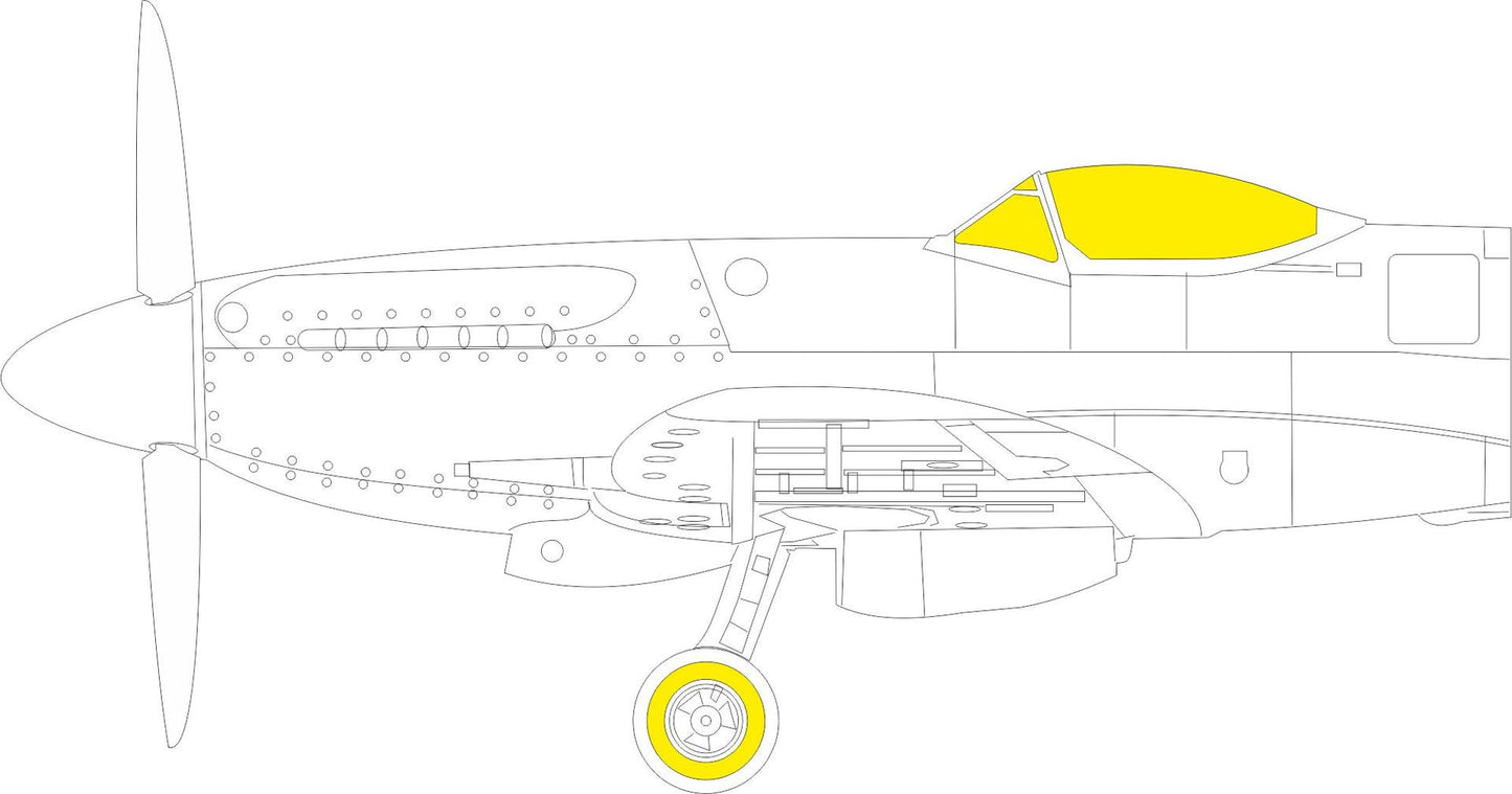 Eduard EX886 1:48 Supermarine Spitfire F Mk.XVIII TFace