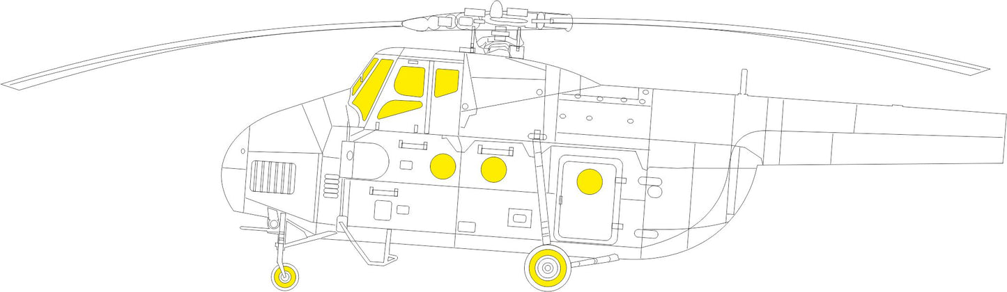 Eduard EX961 1:48 Mil Mi-4A TFace to be used with Trumpeter