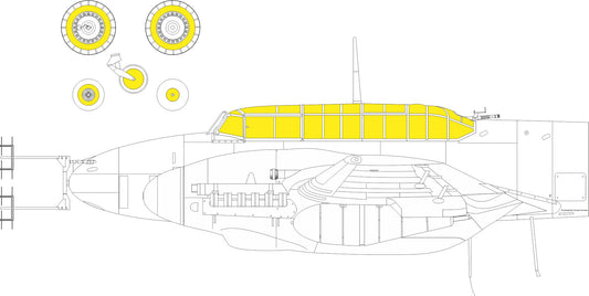 Eduard EX963 1:48 Messerschmitt Bf-110G-4 to be used with Eduard