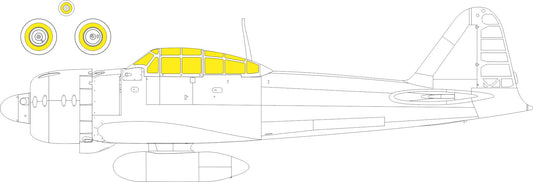 Eduard EX970 1:48 Mitsubishi A6M3 Zero Type 32 Weekend to be used with Eduard