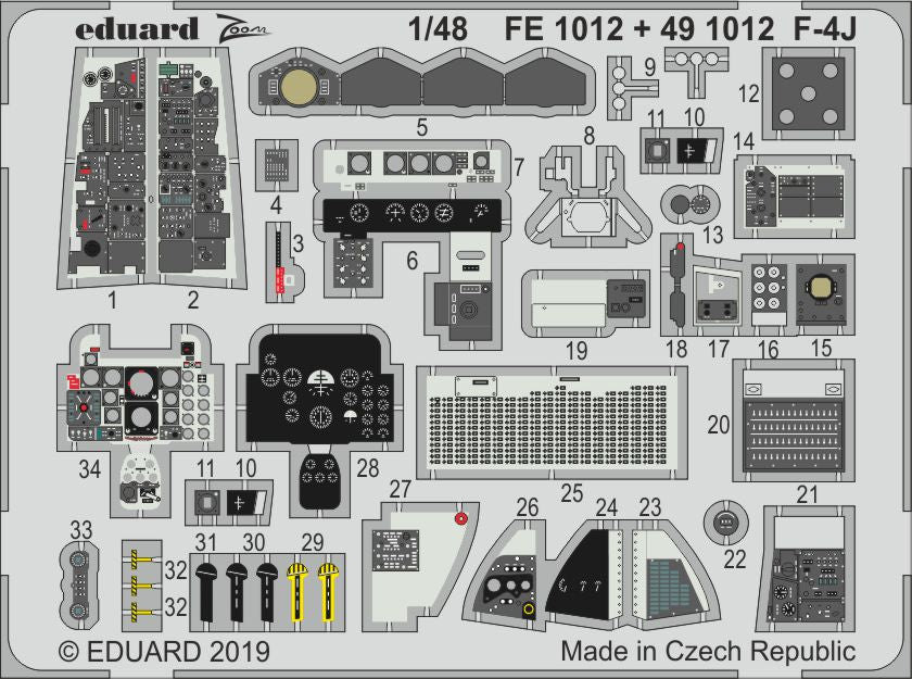 Eduard FE1012 1:48 McDonnell F-4J Phantom