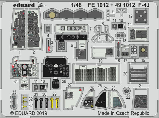 Eduard FE1012 1:48 McDonnell F-4J Phantom
