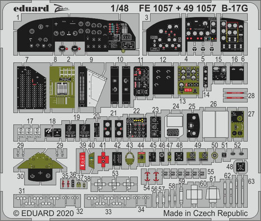 Eduard FE1057 1:48 B-17G Flying Fortress for Hong Kong Models