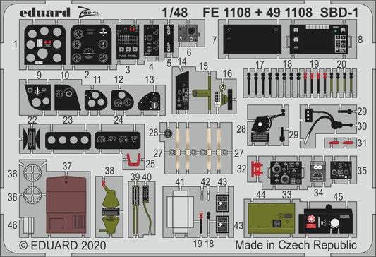 Eduard FE1108 1:48 Douglas SBD-1 Dauntless