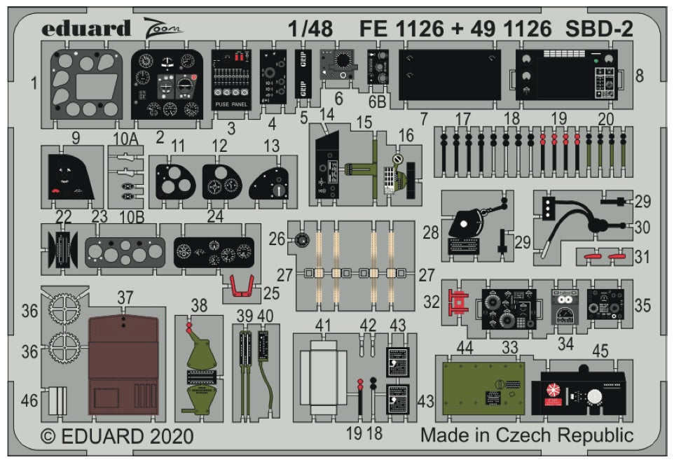 Eduard FE1126 1:48 Douglas SBD-2 Dauntless