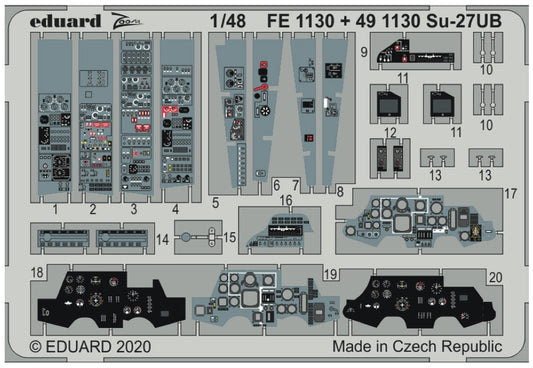 Eduard FE1130 1:48 Sukhoi Su-27UB
