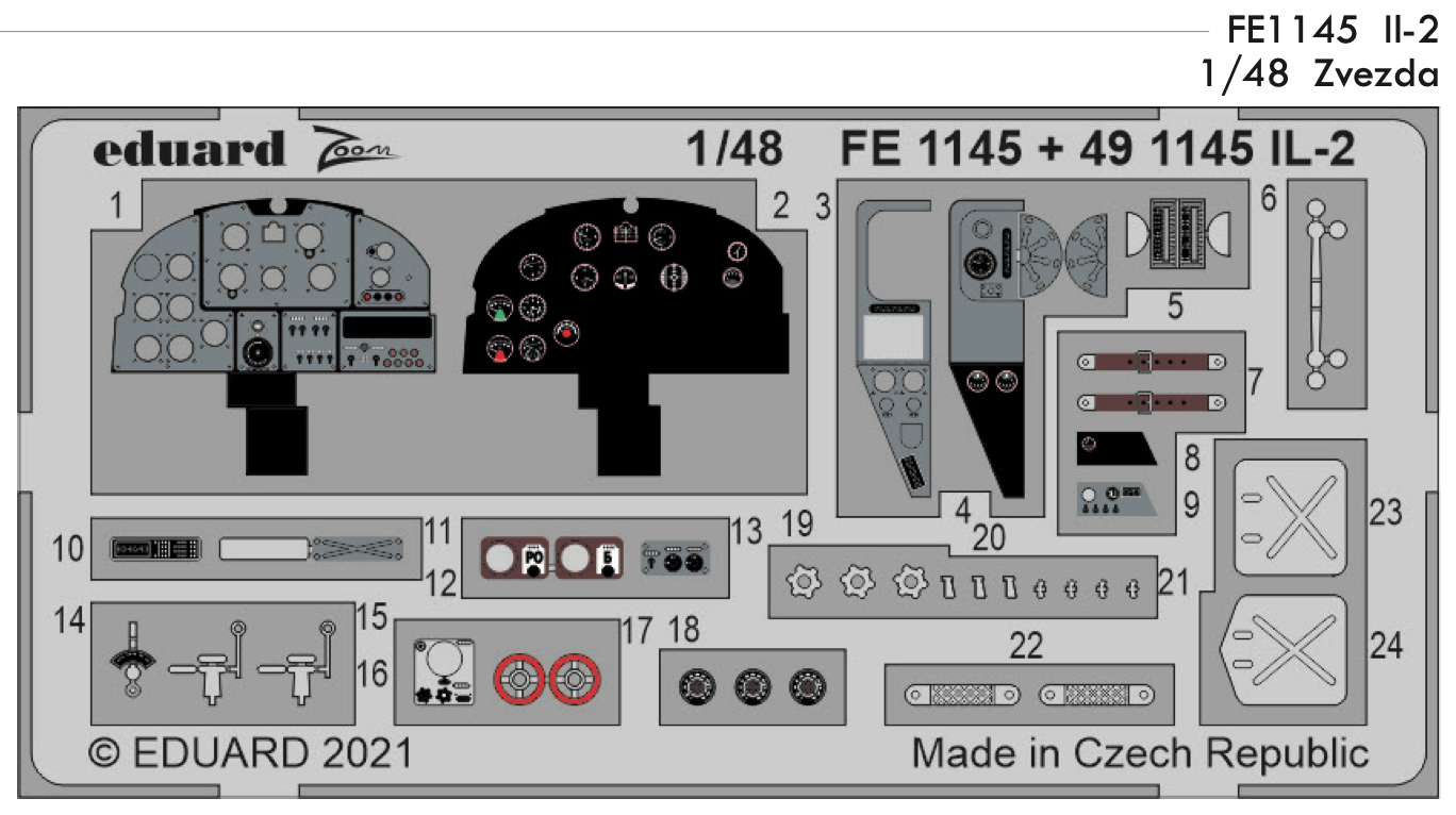 Eduard FE1145 1:48 Ilyushin Il-2 Stormovik