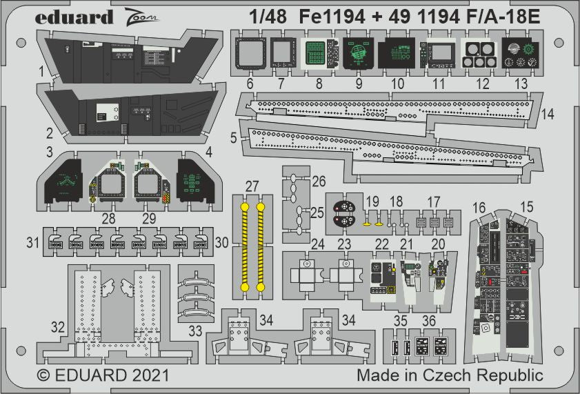 Eduard FE1194 1:48 Boeing F/A-18E Super Hornet