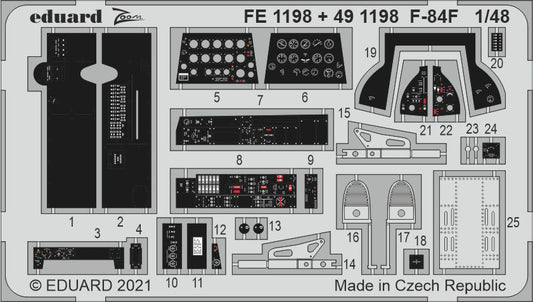 Eduard FE1198 1:48 Republic F-84F Thunderstreak