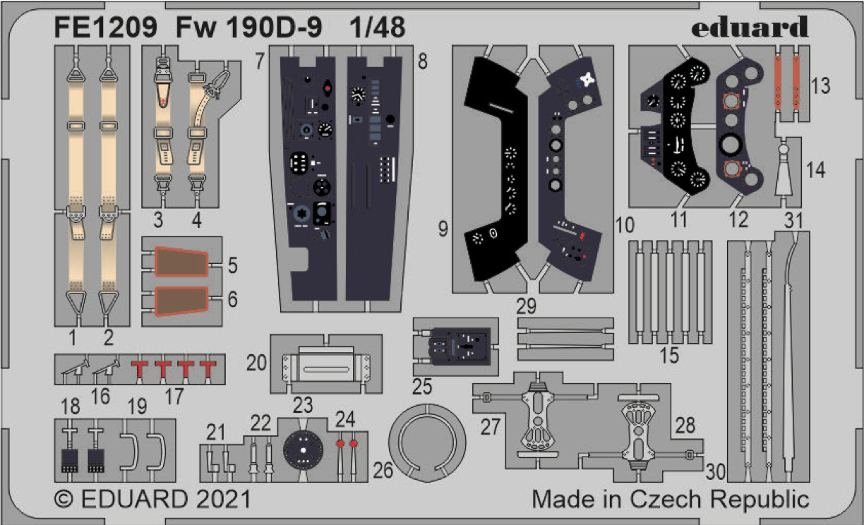 Eduard FE1209 1:48 Focke-Wulf Fw-190D-9 Weekend