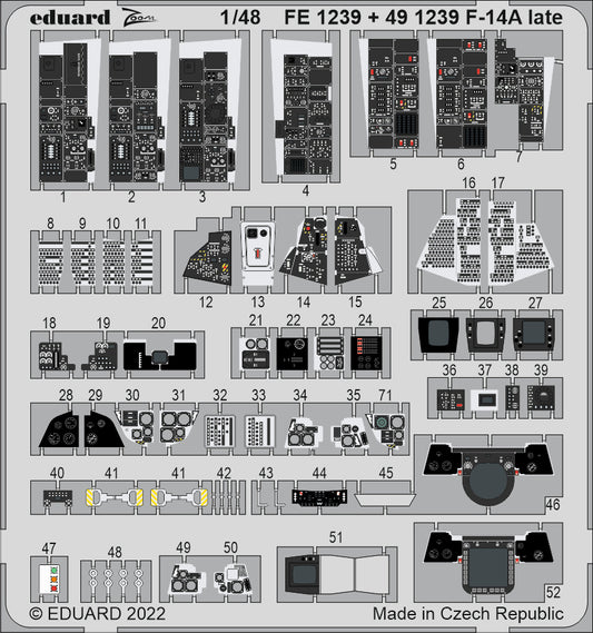 Eduard FE1239 1:48 Grumman F-14A Tomcat late