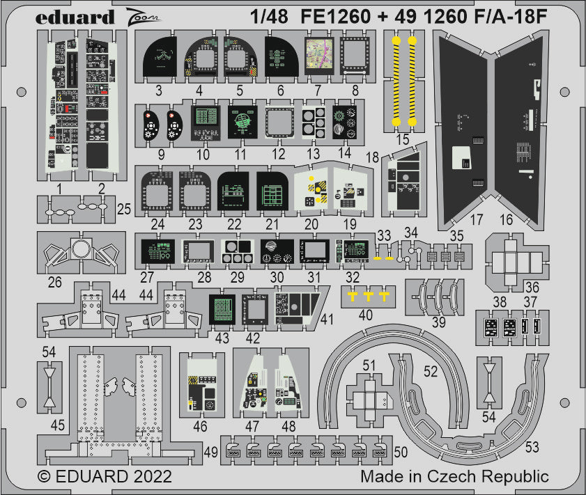 Eduard FE1260 1:48 Boeing F/A-18F Hornet