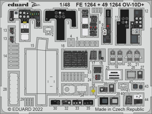 Eduard FE1264 1:48 North-American/Rockwell OV-10D+