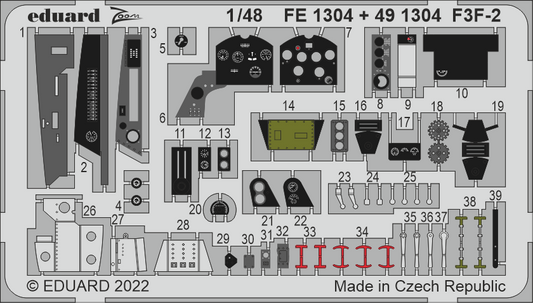 Eduard FE1304 1:48 Grumman F3F-2