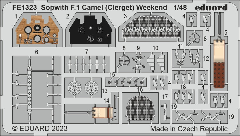 Eduard FE1323 1:48 Sopwith F.1 Camel (Clerget) Weekend