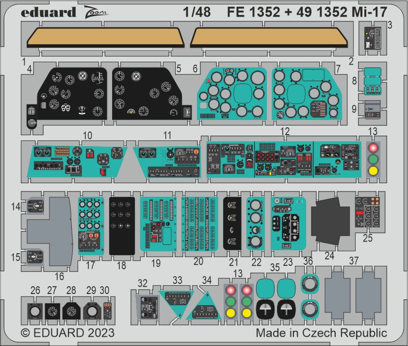 Eduard FE1352 1:48 Mil Mi-17