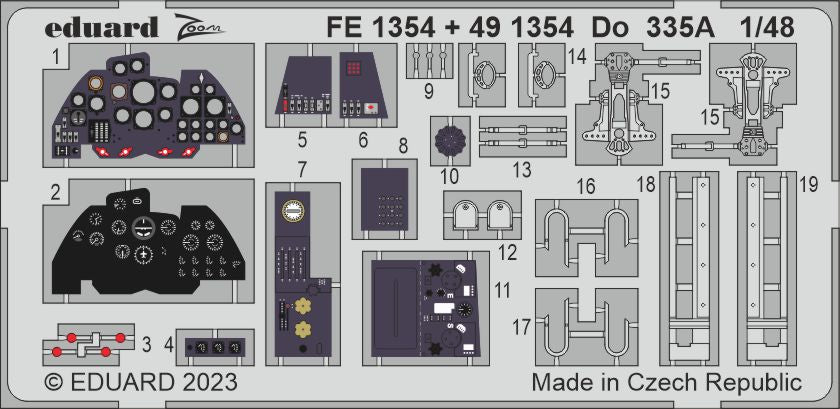 Eduard FE1354 1:48 Dornier Do-335A Pfeil to be used with Tamiya