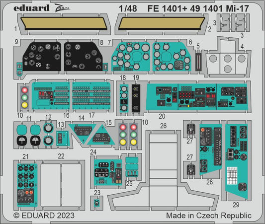 Eduard FE1401 1:48 Mil Mi-17