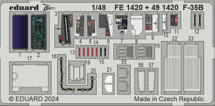 Eduard FE1420 1:48 Lockheed-Martin F-35B Lightning II for Tamiya