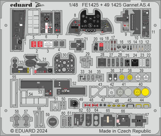 Eduard FE1425 1:48 Fairey Gannet AS.4 for Airfix