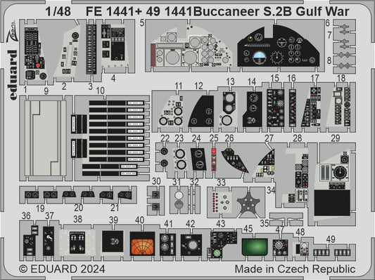 Eduard FE1441 1:48 Blackburn Buccaneer S.2B Gulf War for Airfix