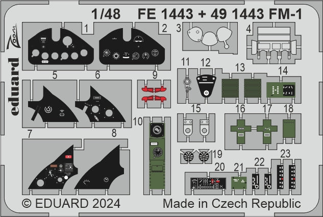 Eduard FE1443 1:48 General-Motors FM-1 Wildcat for Tamiya