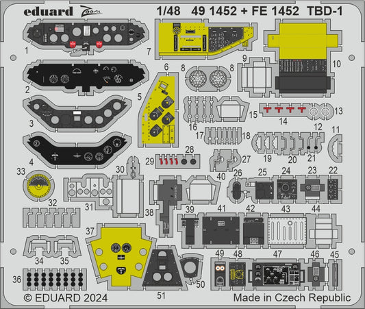 Eduard FE1452 1:48 Douglas TBD-1 'Devastator'