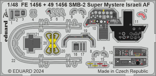 Eduard FE1456 1:48 Dassault SMB-2 Super Mystere Israeli AF