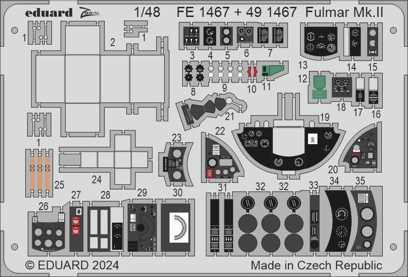 Eduard FE1467 1:48 Fairey Fulmar Mk.II