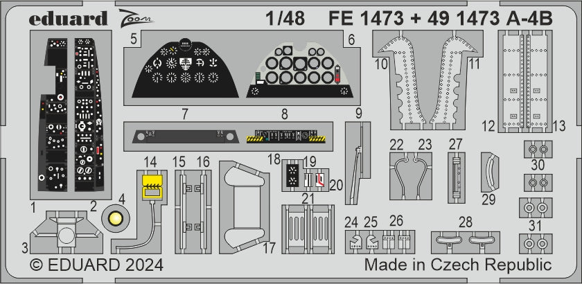 Eduard FE1473 1:48 Douglas A-4B Skyhawk