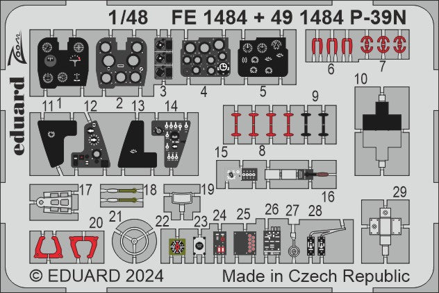 Eduard FE1484 1:48 Bell P-39N Airacobra Zoom Set