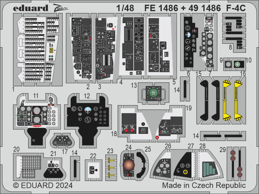 Eduard FE1486 1:48 McDonnell F-4C Phantom Zoom Set