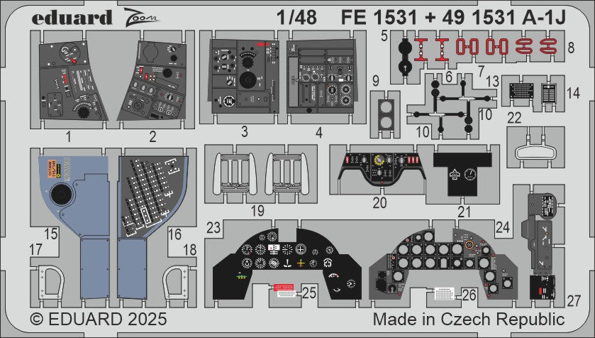 Eduard EDFE1531 1:48 Douglas A-1J Skyraider