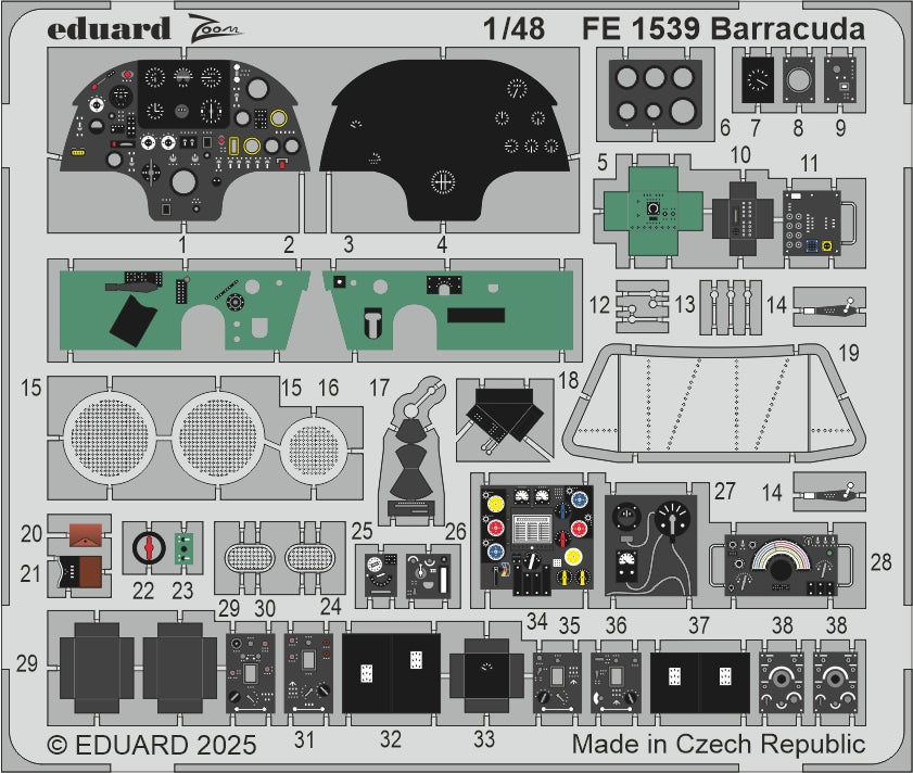 Eduard EDFE1539 1:48 Fairey Barracuda Mk.II