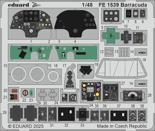 Eduard FE1539 1:48 Fairey Barracuda Mk.II