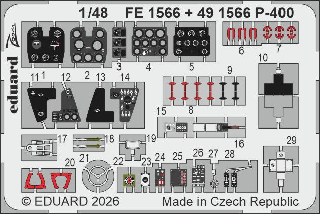 Eduard FE1566 1:48 Bell P-400