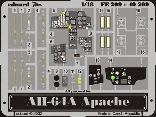 Eduard FE209 1:48 Boeing/Hughes AH-64A Apache