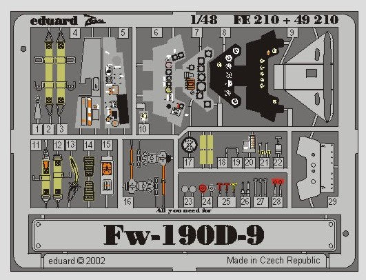 Eduard FE210 1:48 Focke-Wulf Fw-190D-9