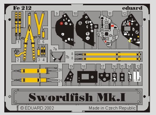 Eduard FE212 1:48 Fairey Swordfish Mk.I