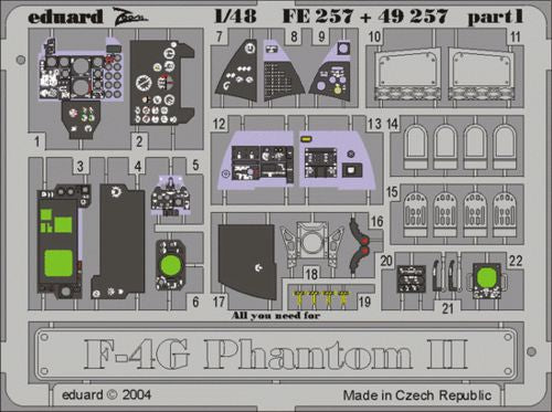 Eduard FE257 1:48 McDonnell F-4G Phantom