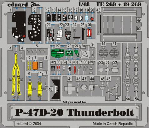 Eduard FE269 1:48 Republic P-47D-20 Thunderbolt
