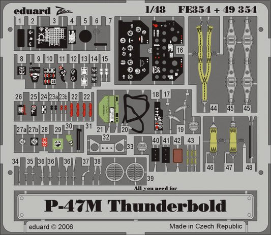 Eduard FE354 1:48 Republic P-47M Thunderbolt