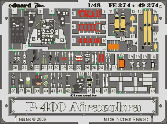 Eduard FE374 1:48 Bell P-400 Airacobra