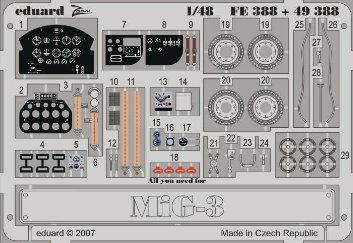 Eduard FE388 1:48 Mikoyan MiG-3