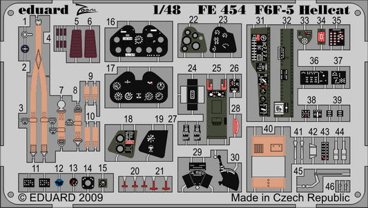 Eduard FE454 1:48 Grumman F6F-5 Hellcat
