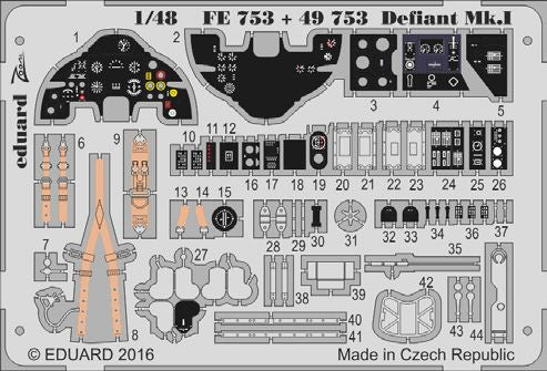 Eduard FE753 1:48 Boulton-Paul Defiant Mk.I