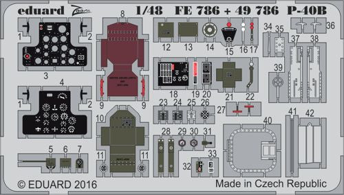 Eduard FE786 1:48 Curtiss P-40B Tomahawk