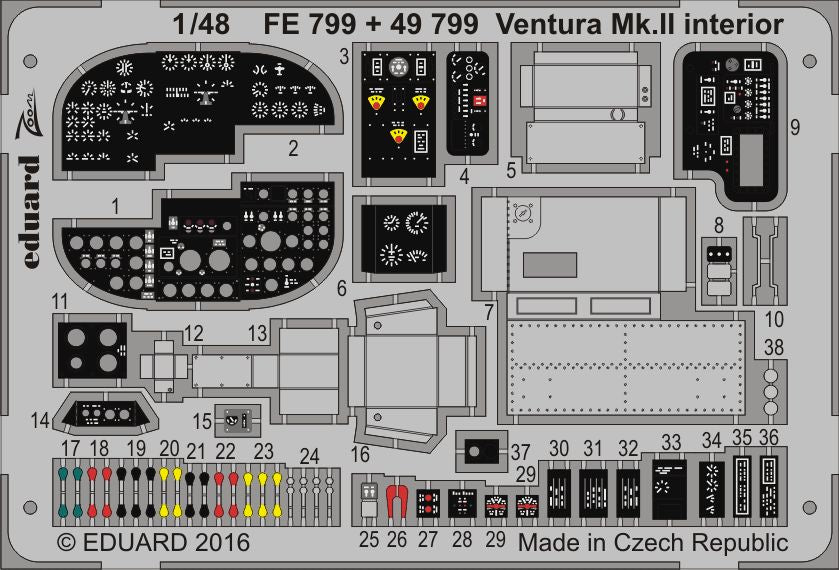 Eduard FE799 1:48 Lockheed Ventura Mk.II