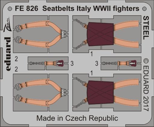Eduard FE826 1:48 Seatbelts Italy WWII fighters STEEL
